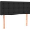 vidaXL Testiera Nero 90x5x78/88 cm in Similpelle