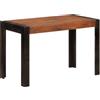 vidaXL Tavolo da Pranzo ambra 120x60x76 cm in Legno Massello di Mango
