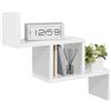 vidaXL Scaffale da parete Bianco 48 x 15 x 42 cm Legno ingegnerizzato