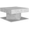 vidaXL Tavolino da Salotto Grigio Cemento 57x57x30cm Legno Multistrato