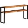 vidaXL Tavolo Consolle 150x30x75 cm in Legno Massello di Acacia
