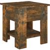 vidaXL Tavolino da Salotto Rovere Fumo 40x40x42 cm Legno Multistrato