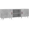vidaXL Mobile Porta TV Grigio Cemento 150x30x50cm in Legno Multistrato