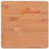 vidaXL Tafelblad vierkant 40x40x2,5 cm massief beukenhout