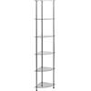vidaXL Scaffale a 6 Livelli Trasparente 30x30x160 cm Vetro Temperato
