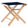 Telami - Regista Sgabello Basso - Collezione Ducale - Pieghevole e Leggera - Blu Notte - Legno Tinto Naturale - Made in Italy - Alta qualità - 53 cm x 49 cm x 43 cm