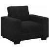 vidaXL Divano Sedia Nero 100x77x82 cm Velluto