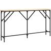 vidaXL Tavolino Consolle Rovere Sonoma 140x23x75 cm Legno Multistrato