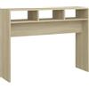 vidaXL Wandtafel 105x30x80 cm bewerkt hout sonoma eikenkleurig