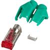 efbe Schott Spina RJ45-Hirose STP, TM21 verde, 100 -- pezzo, 3 elementi, Cat.6