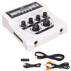 Gistuch Mini mixer audio Bluetooth con registrazione, funzione MP3, ideale per karaoke domestico, stereo, compatibile con TV, PC, smartphone, alimentazione 100-240V, spina EU
