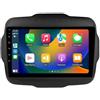 OEM Lettore multimediale per auto, con interfaccia touchscreen, sistema di navigazione, compatibile con Jeep Renegade dal 2016 al 2020, con connettività 4G, modello P3CP (2GB di RAM, 64GB di memoria), tipo A
