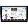 OEM Autoradio multimediale, touchscreen, compatibile con Toyota Avensis dal 2018 al 2020, modello V9 Pro (6GB di RAM, 128GB di memoria)