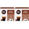 Nescafe NESCAFÉ DOLCE GUSTO Lungo Intenso Caffè, 3 Confezioni da 16 Capsule, 48 Capsule (Confezione da 2)