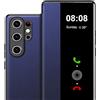 Nshkeji Cover per Samsung Galaxy S26 Ultra Custodia a Premium Pelle PU Portafoglio Flip Libro con Finestra di Visione Notifiche Antiurto Protezione Cover Custodia per Samsung S26 Ultra 5G Case