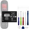 Swark CAB22B0000C1 - Batteria di ricambio da 750 mAh, compatibile con Alcatel OT-2010 2010A 2010D 2010E 2010X 2012D con kit di attrezzi di riparazione aggiornato
