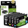Timink Cartuccia 953XL Compatibile per HP 953 XL Cartucce Compatibili per HP Officejet Pro 8210 7720 7730 7740 8710 8715 8720 8725 8730 8740 (4 Pezzi)