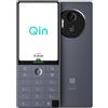 QIN Smartphone Android14 F25 4G sbloccato telefono cellulare, 6+128GB/2MP+8MP fotocamera, doppia scheda SIM telefoni Android con Whatsapp per affari, famiglia