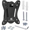 Maclean MC-715 Suporto Staffa per TV 13-27 25kg Nero VESA Max 100x100