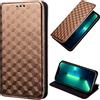 BELLA BEAR Custodia per Oukitel C68, Cover per Cavalletto, Portafoglio con Magnetico, Custodia protettiva antiurto per Oukitel C68-Marrone