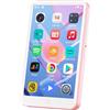 Oilsky Lettore MP3 con Bluetooth e WiFi, Oilsky 80GB 4 pollici Android 9.0 Mp3, 1080P Touchscreen MP4 Player, Portable Music Player con Spotify, Audible, Deezer (Rosa)