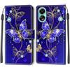 TOMYOU Cover per Oppo A78 4G, farfalla blu