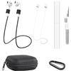 YI Boutique 2 cinghie magnetiche anti-perdita, Kit Pulizia, Laccio Magnetico Strap per AirPods per Cuffie e Auricolari Senza Fili Wireless Anti Smarrimento in Silicone