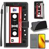TOMYOU Cover per Xiaomi Poco X3 Pro / X3 / Poco X3 NFC, nastro | Antiurto Protettiva Portafoglio, Slot per Schede, Magnetica, Custodia in Pelle PU, Libro Flip,Funzione Stand