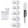 Lukvcoe 5 paia di punte di ricambio compatibili con AirPods Pro 3 (Non Pro 1/2), kit multi-formato XXS/XS/S/M/L in silicone morbido, mantenimento della riduzione del rumore, con kit di pulizia, colore