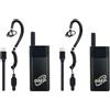 VOCA Mini walkie talkie ricaricabile SMP SMP-168, RMR446 - 25 canali con CTCSS/DCS, radio PMR bidirezionale a lungo raggio, ideale per sicurezza, ristoranti e comunicazioni sul posto di lavoro (168)
