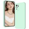 ISOI - Cover per Xiaomi Redmi Note 10 4G/Redmi Note 10S, Custodia Morbida in Silicone Liquido, Protezione Completa Antiurto Ultra Sottile per il Corpo - Menta Verde