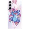 LA CASA DE LAS CARCASAS Custodia compatibile con Samsung Galaxy A55 5G con licenza ufficiale Disney Stitch Graffiti per proteggere il tuo cellulare, in silicone trasparente e flessibile, con licenza ufficiale Lilo & Stitch