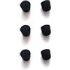 Suspirit Cuscinetti di ricambio in memory foam per auricolari in-ear Shure SE215 SE535 SE846 SE315 SE425 (nero, M)