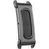 GIOPUEY Cover Compatibile con Google Fitbit Air, Compatibile con 12mm Cinturini, Metallo, Anti-Bump - Black