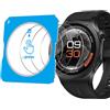 Funrae Pellicola Vetro Temperato per Oneplus Watch 4 47mm/Oppo Watch X3 con Kit di Installazione, [3 Pezzi] Ultra Trasparente Durezza 9H Protezione Schermo Senza Bolle Pellicola Protettiva