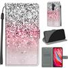 TOMYOU Cover per Xiaomi Redmi Note 8 Pro, argento e rosa