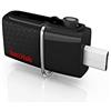 Sandisk Ultra Dual USB Drive 3.0 128GB, Velocità di lettura fino a 150 MB/s, Nero