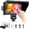 VILTROX DC-550 Pro 4K Camera Field Monitor 5.5 Pollici 1200Nit HDMI Monitor da Campo,Full HD 1920x1080 IPS,3D LUT con Batteria,Parasole,Borsa di Stoccaggio per Sony Canon Nikon DSLR Cameras