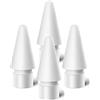 Vinmooog Punta per Apple Pencil, 4 Pezzi Punte Tips,Alta Sensibilità Punte, Punta Ricambio Accessori, per Apple Pencil 1a e 2a Generazione, Compatibile con Punte Apple Pencil,（Bianco）