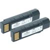 vhbw 2x batteria sostituisce Datalogic TW18050652, 128004721, BT-47, RBP-GM45 per lettore di codici a barre, POS (2600mAh, 3,7V, Li-Ion)