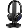 Wantek Cuffie Bluetooth con Microfono, Base di Ricarica e Dongle USB, Bluetooth 6.0, Riduzione del Rumore Microfono, Connessione Multipoint, per PC, Laptop, Teams, Zoom e Ufficio, call center
