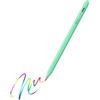 SBPEN Pennino compatibile con Samsung Galaxy Tab A11+/A9+/Lenovo Idea Tab/XIAOMI/Redmi Pad/Android 16/15 Stylus Pen, Preciso senza ritardi, Accensione/Spegnimento a un clic+2 punte trasparenti (verde)