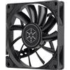 SilverStone Technology SST-AS90B Air Slimmer Ventola sottile 92 mm con prestazioni migliorate, PWM
