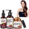 Ycaaeo 3PCS Olio Biologico di Batana per la Crescita dei Capelli, 120 ml, 50 ml, Marrone, Senza Profumo, Unisex, Ogni Tipo di Capelli