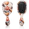 GABraden Mini spazzola per capelli, graziosa spazzola districante da viaggio, setole morbide per una rimozione senza sforzo dei nodi, spazzola districante per donne, uomini, ragazzi, ragazze, bambini, bagnati