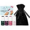 alessandro Striplac Peel Or Soak - Vegan - Set di colori - Look Comunity 4 X 5 ML - per unghie perfette in 15 minuti