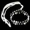PETERMALLON 1 pezzo fiore ragazza tiara acconciatura, corolla strass capelli vite corona di fiori, accessorio capelli corona di fiori, capelli comunione, per matrimonio, compleanno