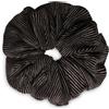 SXQLYH Scrunchie XXL in velluto elastico, 17 cm, spesso, morbido, comodo, per coda di cavallo, da donna, per capelli lunghi e spessi (marrone)