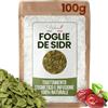 VIRHEA Foglie di Giuggiolo Secche 100g - Foglie di Sidr Naturali per Cura Capelli e Viso - Qasil Ayurvedico Idratante e Volumizzante - Cura Capillare e Maschera - Infuso Detox Tisana