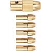 Omabeta Mandrino per Smerigliatrice Elettrica in Miniatura in Ottone a 4 Griffe Durevole e Facile da Stringere per Mini Trapani e Smerigliatrici 0,5-3,0 Mm